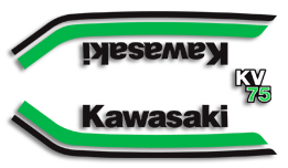 Decals for Classic Kawasaki KV & MT1 Model Labels, Stickers & Stripe Kits