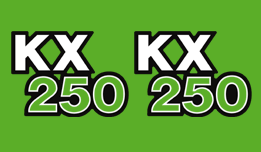 1979 Kawasaki KX250 side decals