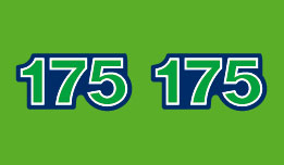 1980-82 Kawasaki KDX175 Side Panel Decals