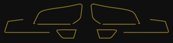 1980 KZ1000 A4 decal set