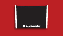 Kawasaki AR50 A1 rear cowl stripe