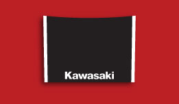 Kawasaki AR80 A1 rear cowl stripe