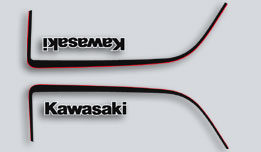 1985 Kawasaki ZX900 A2 gas tank decals