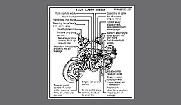 1978-79 Kawasaki KZ1000 LTD daily safety checks