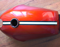 1969 Suzuki T250 gas tank