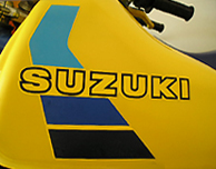1984 Suzuki RM500 gas tank