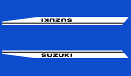 1970 Suzuki T350 gas tank decals