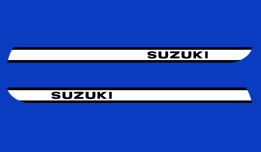 1970 Suzuki T500 gas tank decals