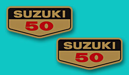 Suzuki Cutlass Side Cover Decals