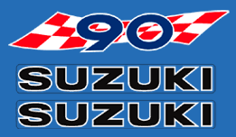 1972 Suzuki RV90 decal set