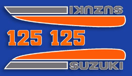 1974 Suzuki TS125 decal set