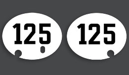 1975 TM125 number plates