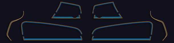 1979 Suzuki GS1000E complete decal set