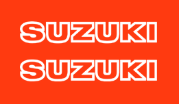 1980 Suzuki DS80 Gas Tank Decals