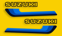 1980 Suzuki JR50 Gas Tank Decals