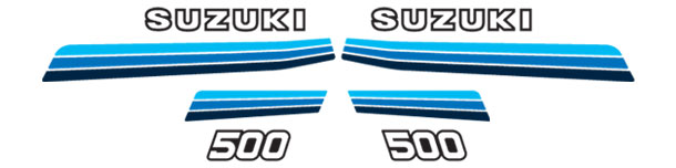 1981 Suzuki DR500 decal set