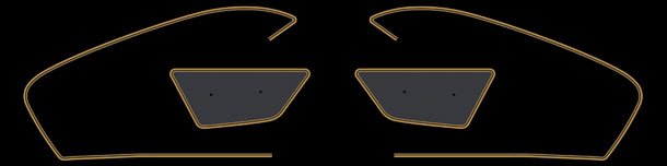 1981 Suzuki GS1100G Complete Decal Set