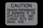 GT Brake Performance Warning
