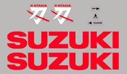 Suzuki Katana 1000 Decal Set