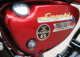 1968 Suzuki TC250 oil tank