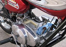 1968 Suzuki TC250 engine
