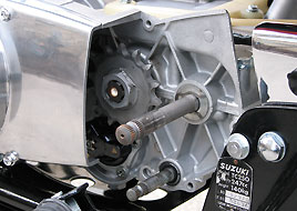 1968 Suzuki TC25 shafts