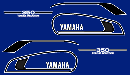 1975 RD350 Complete Decal Set