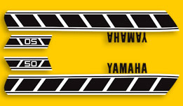 1977 Yamaha FS1-E decals