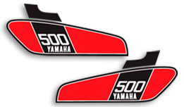 1976 Yamaha TT500 tank decals