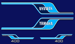 1977 RD400D Decal Set