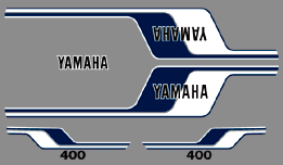 1978 RD400E decal set