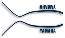 1985 RZ350 gas tank decal set