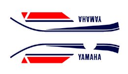 1984 RZ350 gas tank decals