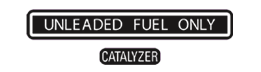 1984 RZ350 warning decals