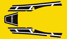 1984 RZ350 tail section decals
