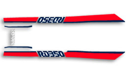 1986-88 RD350 side & tail decals