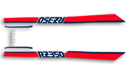 1986-88 RZ350 side & tail decals