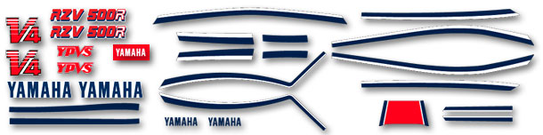 RZV500R decal set