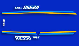 1989-90 RZ350 side & tail decals