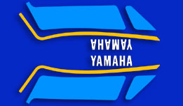 1989-90 RD350 gas tank decals