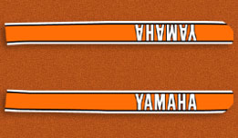 1975 Yamaha FS1-C gas tank decals