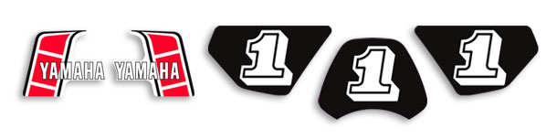 1982 Yamaha PW50 complete decal set