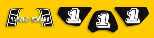 1982 Yamaha PW50 complete decal set